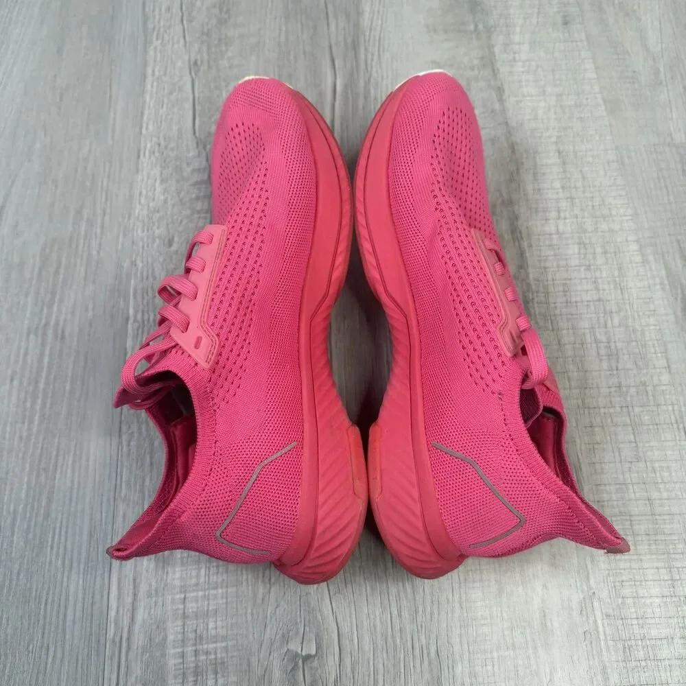 Flux Footwear Adapt Runner Neon Pink Womens 10 Athletic Knit Shoes Sneakers A - Picture 8 of 10